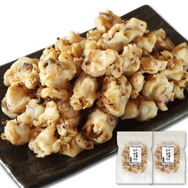 Grilled Squid Nankotsu, Grilled Squid Rankotsu, Fragrant, Squid Cartilage, Crunchy, Made in Hakodate, Hokkaido (4.8 oz (132 g) x 2 Bags)