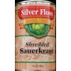 Silver Floss Barrel Cured Shredded Sauerkraut 14.4 Oz (Pack of