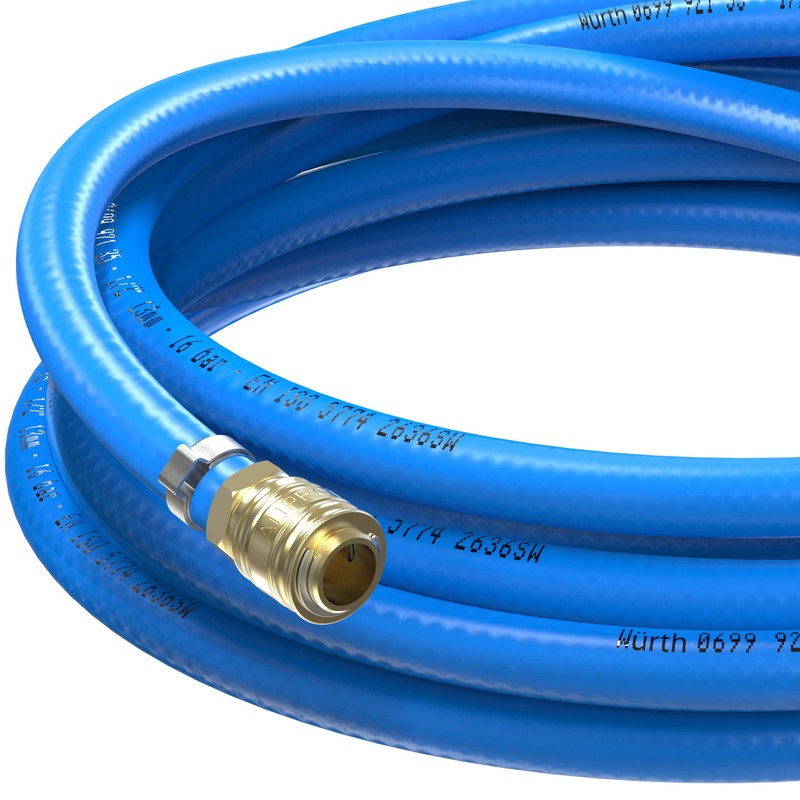 AUPROTEC Würth Safety Compressed Air Hose Set, PVC Hose +