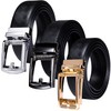 Barry.Wang Ratchet Belt 3 Buckles Gift Set Mens Belts Grain