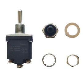 SKYJOINTS Toggle Switch, 128200 128200GT Genie 3 Position Momentary Sealed Toggle Switch Genie Lift Parts Compatible for Genie Lifts S-40 S-45 S-60 S-80 S-100 S-120 GS-4390 GS-5390 Z-33/18...