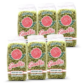 Camellia Brand Dry Green Baby Lima Beans, 1 Pound (Pack of 6)