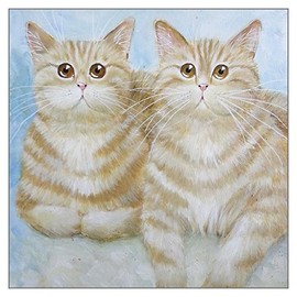 Tomcat Cards - Kim Haskins Cat Greeting Card - FELIX AND OSCAR