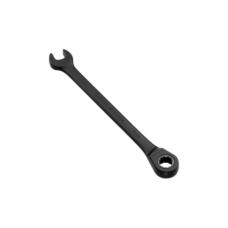 Draper 03879 Expert HI-TORQ Metric Ratchet Combination Spanner, 8mm, Black