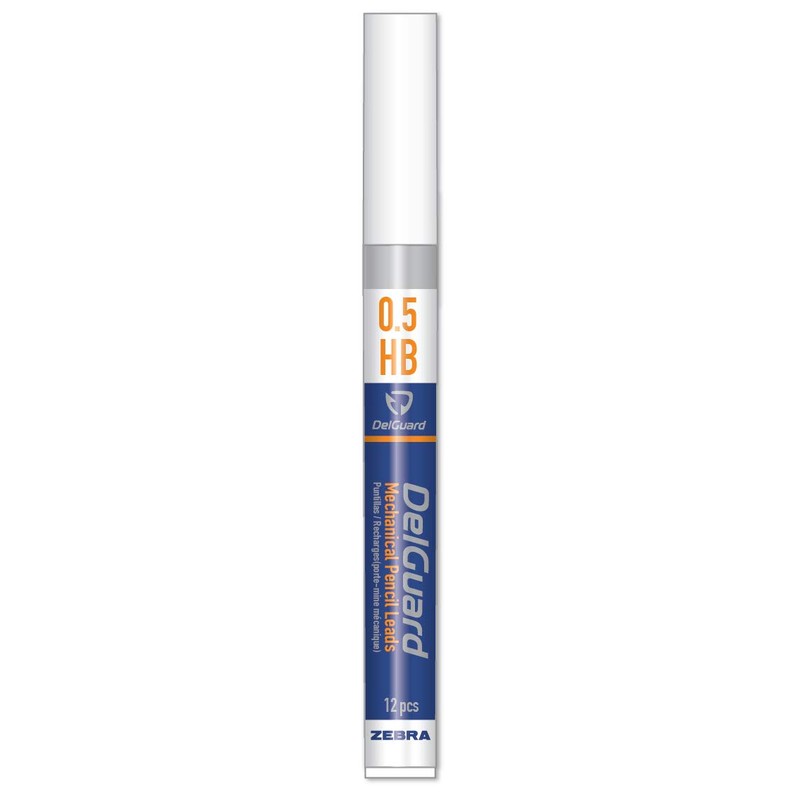 Zebra DelGuard Mechanical Pencil with Bonus Lead Refill, Fine Point,