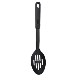 Norpro Nylon 12-Inch Slotted Spoon, 1-Pack, Black