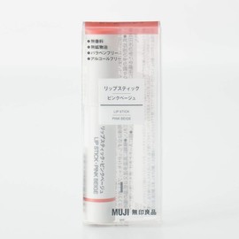 Muji Lipstick Pink Beige 0.1 oz (2.5 g)