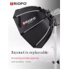 TRIOPO US TRIOPO KS2-90 35.4" Foldable Octagon Softbox S Bracket
