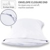 Mirha Extra Large Pillow Case Pair Percale Blended Cotton White