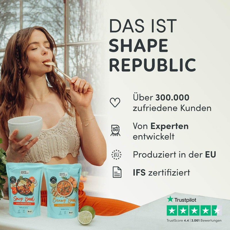 Shape Republic SHAPE REPUBLIC Mango Lassi - Abnehm Shake -