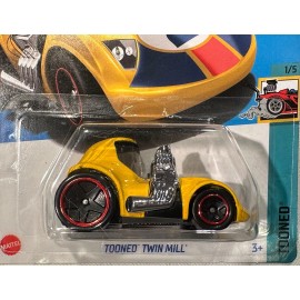 Hot Wheels 2023  HOT WHEELS  TOONED TWIN MILL YELLOW 1/5 TOONED 170/250