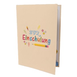 Favour Pop-Up Greeting Card - First Day of School