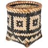 DOITOOL Wicker Waste Paper Bin Rubbish Basket Rustic Woven Trash