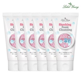 Labelyoung 라벨영 피지+유분+각질 쫀쫀한 거품 데일리 딥클렌징/쇼킹폼클렌징 오리지널 6개 Label Young Pore+Oil+Dead Skin Tight Foam Daily Deep Cleansing/Shocking Foam Cleansing Original 6 Pack