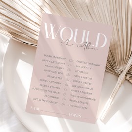 Hen Party Games 3 in 1 Hen Party Games Blush Pink Design Hen Party Accessories (BPHP3in1)