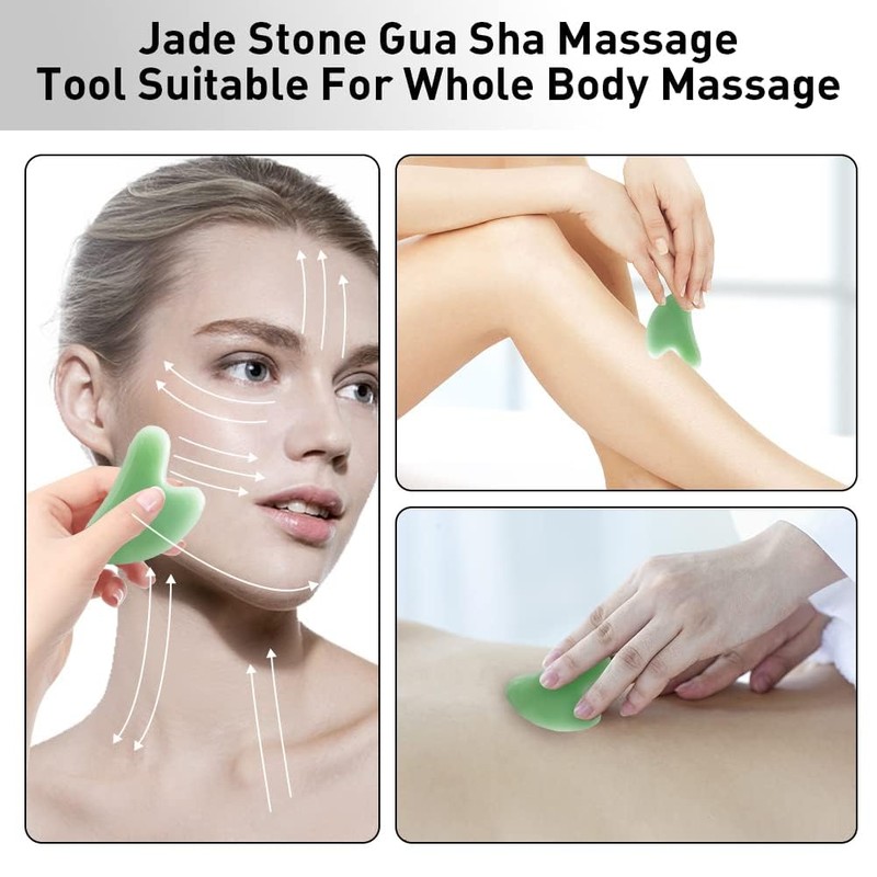 4PCS Facial Reflexology Massage Tool, Stainless Steel Manual Acupuncture Pen