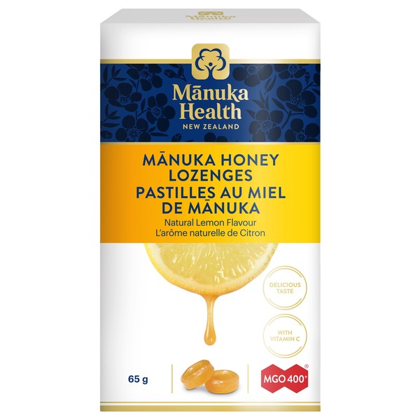 Manuka Health Manuka Honey Lozenges MGO 400+ Lemon 65g