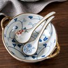 Premium Japanese Ceramic Soup Spoons - Set of 4 Hand-Crafted