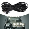 LED Light Bar Wiring Harness 16AWG Heavy Duty DC 12V