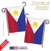 Philippines Garden House Flags Kit Regional Nationality Nation International World