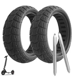 50/75-6.1 Off-road Solid Tire, 8 1/2 x2 Scooter tire, 8.5x2 Scooter Tubeless Solid Tire, for Gotrax GXL V2/XR/APEX Xiaomi M365/M365 Pro/Pro 2/1S/ 3/3 Lite Scooter (2 Pack) (C)