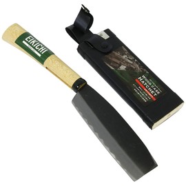 KONYO 31569 Saya Hatchet, Black, Single Edge, 6.5 inches (165 mm)