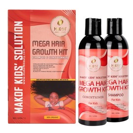 MAKOF Champú y Acondicionador para El Crecimiento Del Cabello para Niños. Mezcla de Aceites Naturales para Un Cabello Sano. Adecuado para Todo Tipo