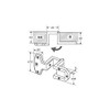 Hi-Logic Angle Hinge AB Color 24×24 17197