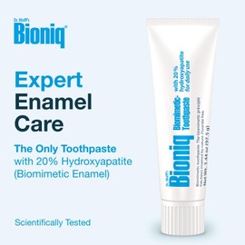 Bioniq Classic Fluoride Free Toothpaste with 20% Hydroxyapatite, Clinically Tested for Sensitive Teeth, Expert Enamel and Gum Care with Mint Flavor, Daily Use - 3.44 oz 3 Pack Family Value Size