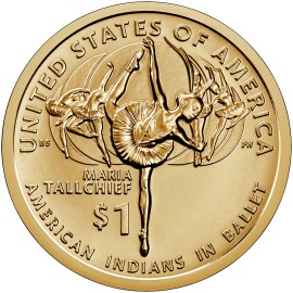 2023-P Native American Dollar Coin- Maria Tallchief