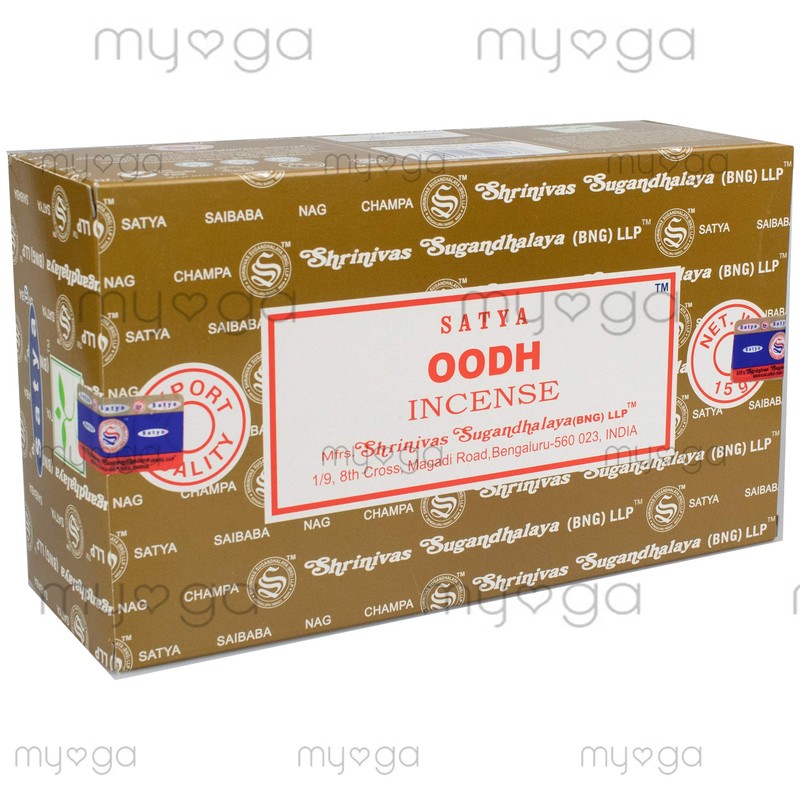 Satya Incense - Oodh - 12 Boxes x 15 g