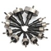 12PCS HSS Drill Bit Hole Saw Tooth Set Stainless Steel