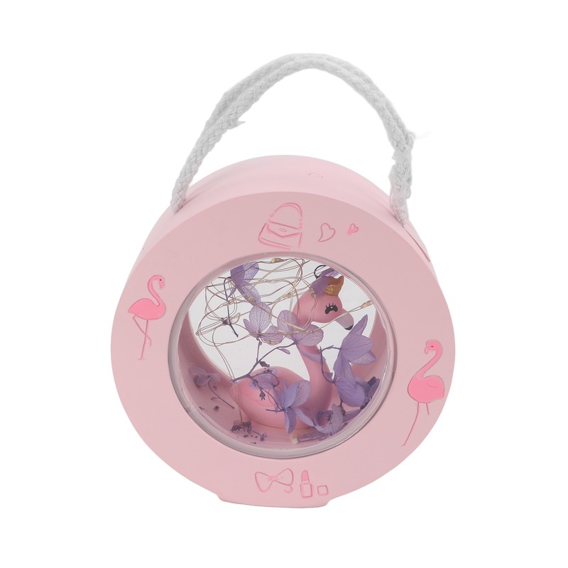 Flamingo Lamp Wall Mountable Double Sided Transparent Romantic Battery Powered