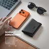 VULKIT Credit Card Holder for Women with Clear ID Window