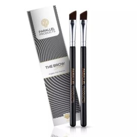 Parallel Products 병렬 제품 - BROW 브러시 (2팩) 파우더 헤나 크림 틴트 메이크업 젤 라미네이션 및 왁스용 프리미엄 앵글 Parallel Product - BROW Brush (2-Pack) for Powder, Henna, Cream Tint Makeup, Gel Lamination, and Wax Premium Angle [Brow Brush]