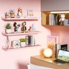 RYOFOBETTO 22 inches Long Floating Shelves, Bathroom Decor Shelves Over