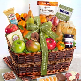 Get Well Grand Fruit Gourmet and Snacks Basket