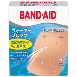 BAND-AID(バンドエイド) 救急絆創膏 ウォーターブロック ジャンボＬサイズ 7枚