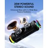 Portable Bluetooth Speaker, IPX7 Waterproof Wireless Speaker, 35W Loud Stereo