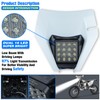 MCHMFG Dirt Bike Headlight,LED Enduro Pit Bike Light Kit Universal