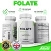 Folate 1000mcg (L-Methylfolate) 120 Capsules, 5-MTHF Active Form of Folic