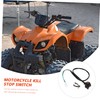 Outanaya 2pcs Motorcycle Kill Stop Horn Button Durable Ignition Switch