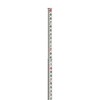 AdirPro 16-Foot Fiberglass Grade Rod – 10ths, 4-Section Telescoping Rectangular
