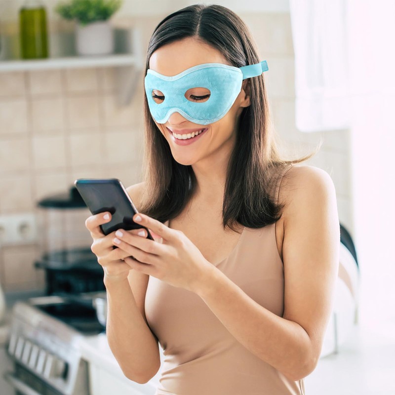 Anseom Cooling Eye Mask, Pack of 2, Cooling Mask, Eyes,