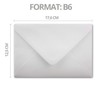 50 x B6 envelopes with gold inner lining, 12.5 x