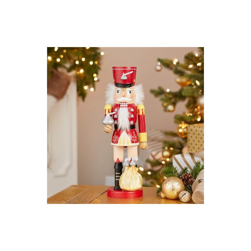 Kurt S. Adler Hershey Kisses Soldier Nutcracker, 14-Inch