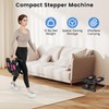 GYMAX Steppers for Exercise at Home, Hydraulic Mini Stair Stepper