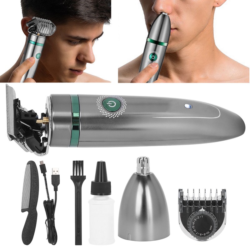 MultiFunctional Rechargeable Men Electric Razor Shaver Hair Clipper Nose Hair
