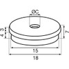 Wagner QuickClick Furniture Glides in Various Sizes, Furniture Protectors to