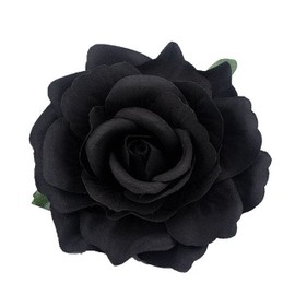 Hair Flower Clips Brooch Boutique Hair Accessories Bohemia Hairpins for Women Girls (Black)